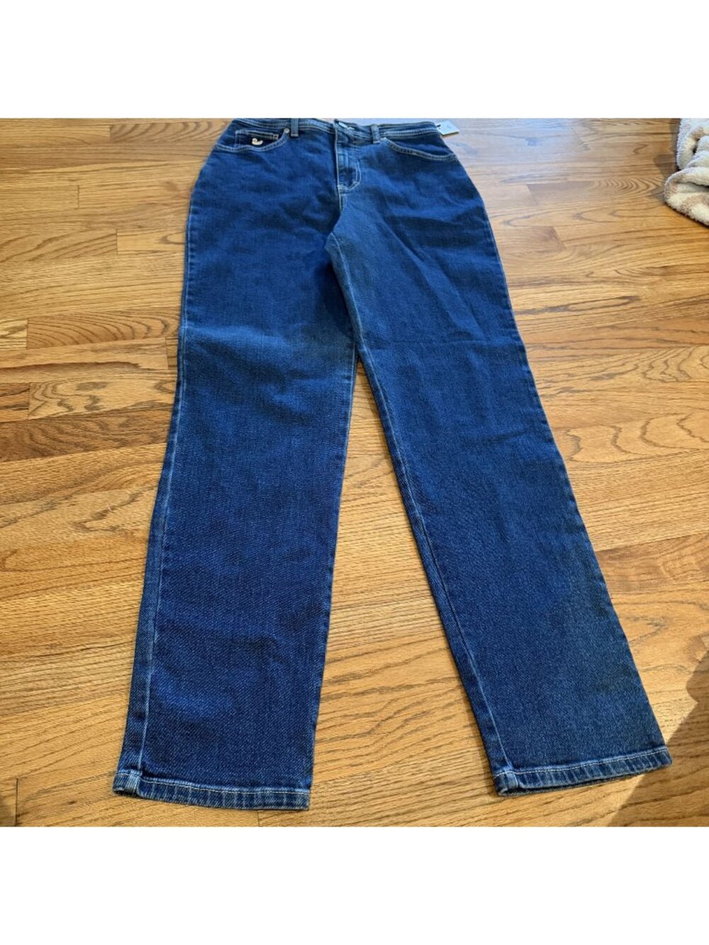 Gloria Vanderbilt Womens Denim Jeans New Original Stretch Tapered Leg Size 10
